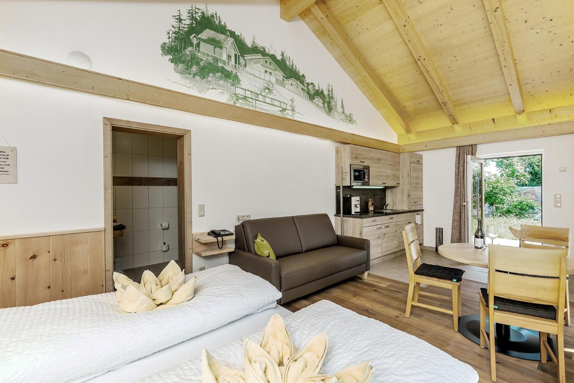 Wellness-Appartements Berchtesgadener Land Ainring Exterior foto